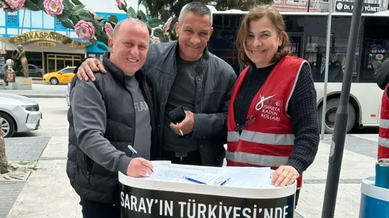 Isparta CHP'den İmza Kampanyası Başlattı
