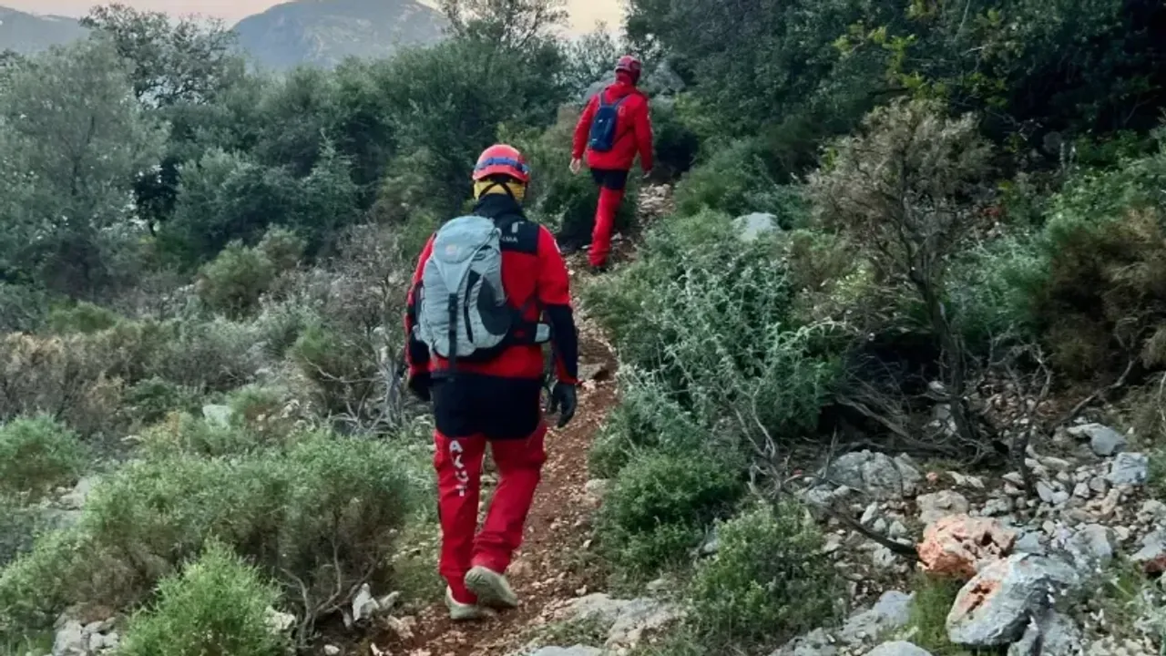 Likya Yolu yürüyüşünde kaybolan kişi, 3 saatte bulundu