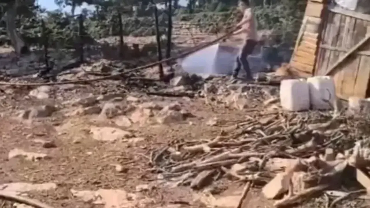 Keçiborlu’da Yangına Su Tankeri ile Erken Müdahale