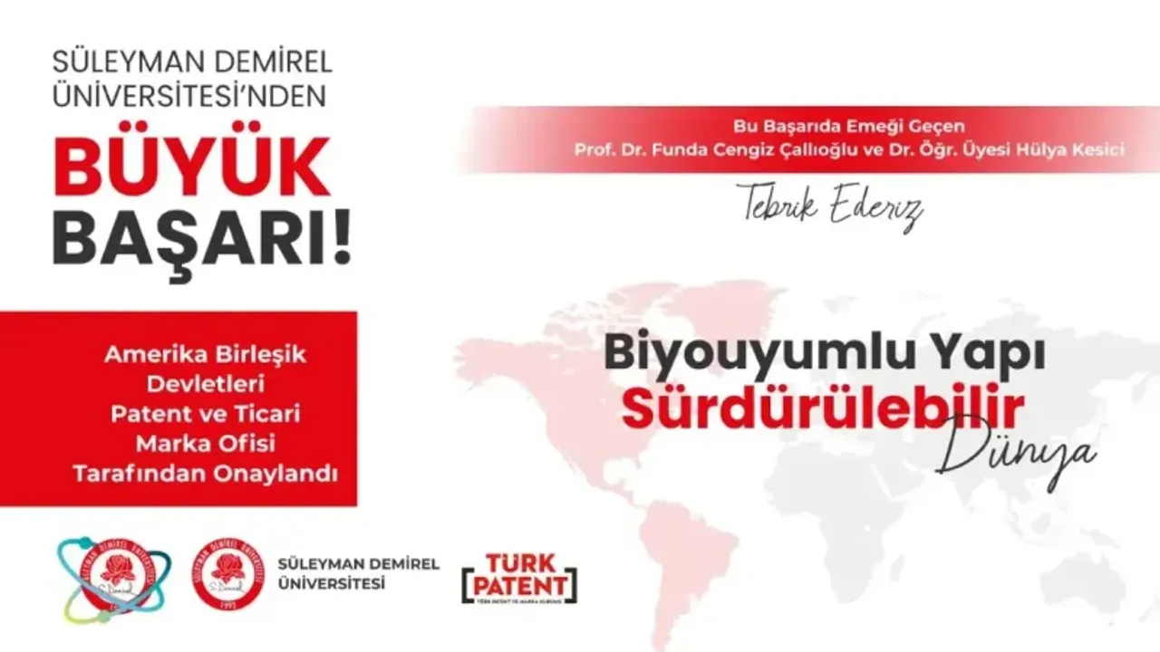 SDÜ’den ABD’de Onaylanan Yenilikçi Tıbbi Tekstil Patenti