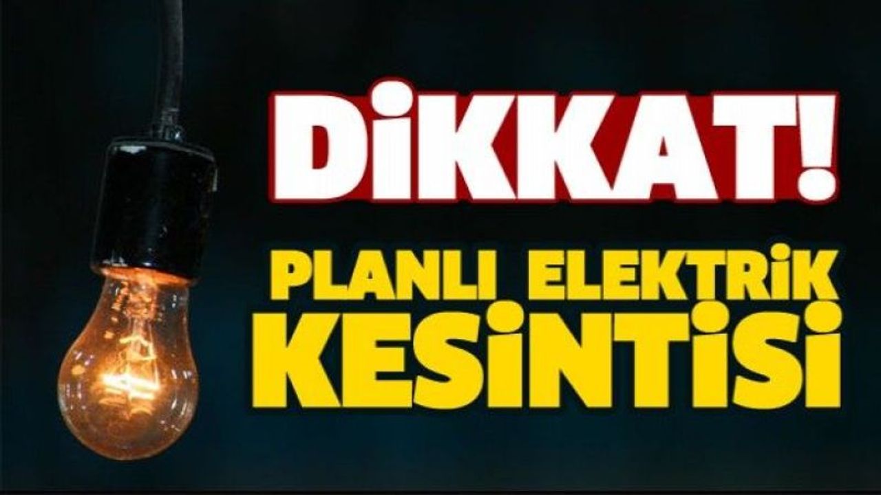 Isparta’da 28 Ağustos’ta Elektrik Kesintisi Uyarısı!