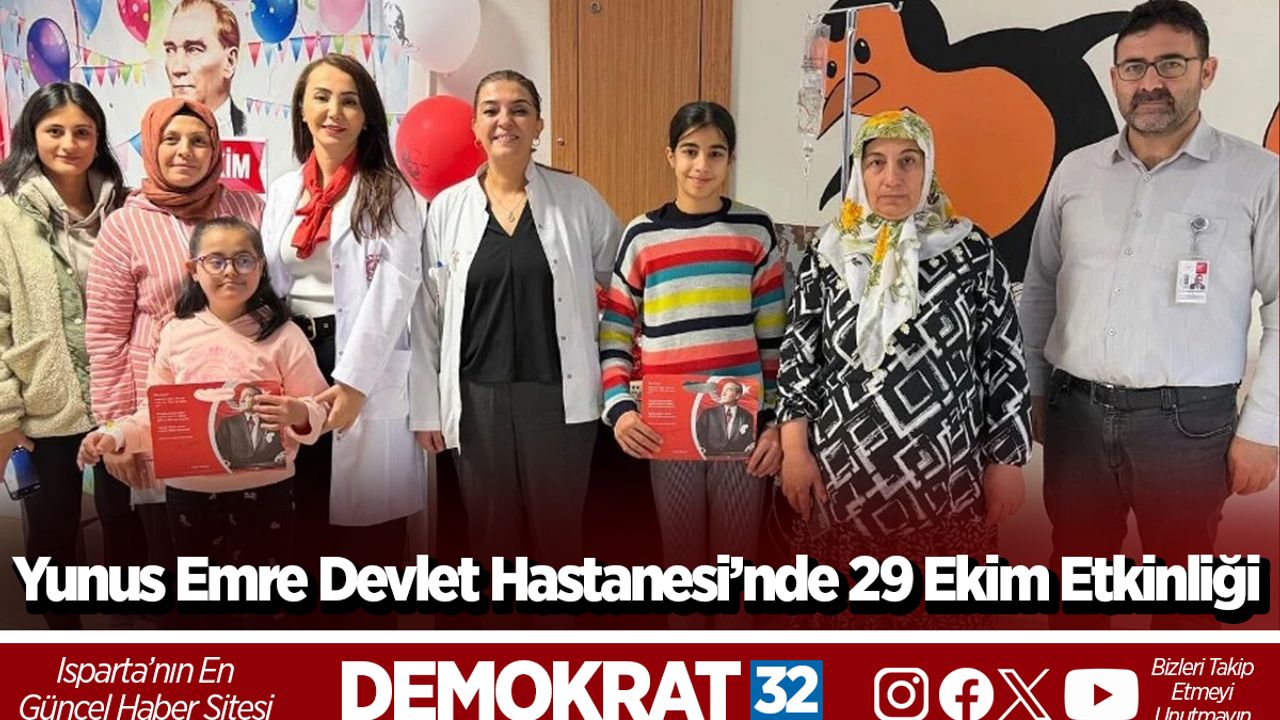 Yunus Emre Devlet Hastanesi’nde 29 Ekim Etkinliği
