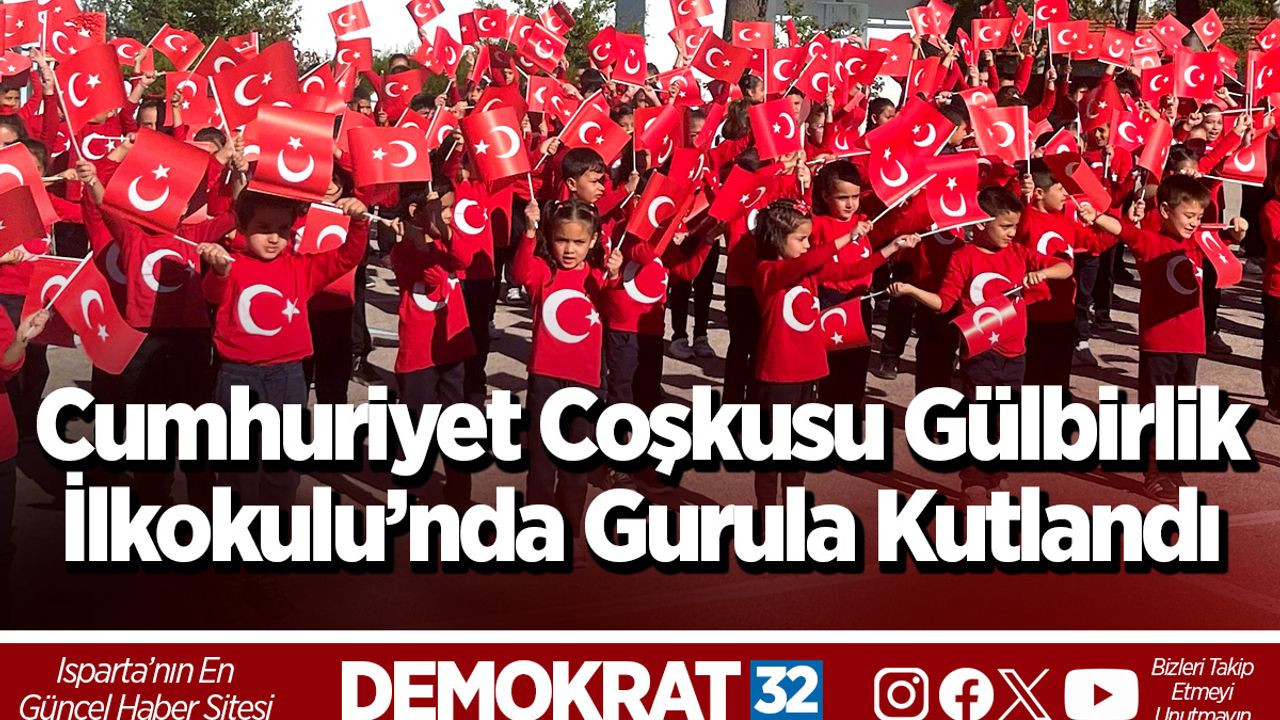 Cumhuriyet Coşkusu Gülbirlik İlkokulu’nda Gurula Kutlandı