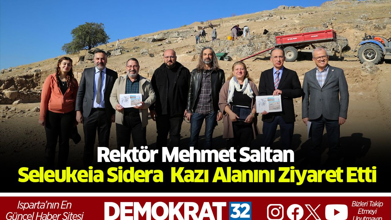 Rektör Mehmet Saltan Seleukeia Sidera Kazı Alanını Ziyaret Etti