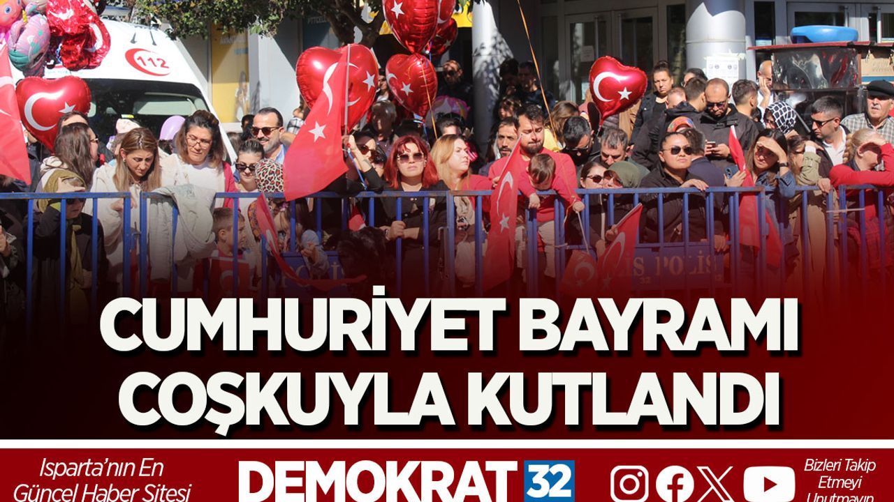 CUMHURİYET BAYRAMI COŞKUYLA KUTLANDI