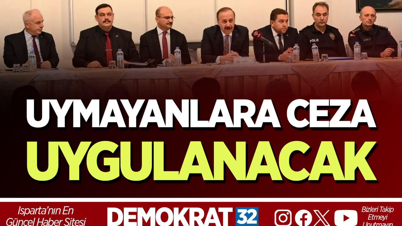 Tabldot kuralına uymayanlara ceza uygulanacak