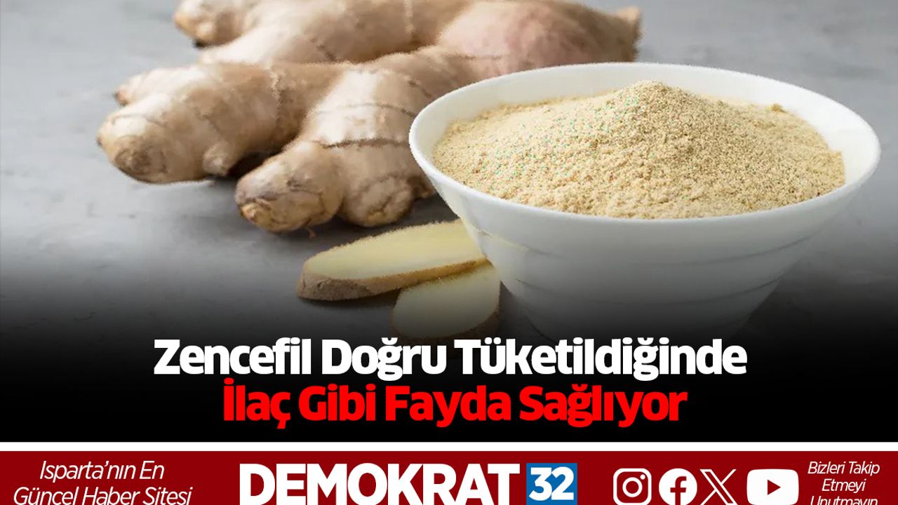 Zencefil Doğru Tüketildiğinde İlaç Gibi Fayda Sağlıyor
