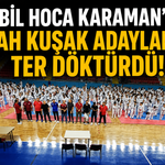 Erbil Hoca Karaman'da Siyah Kuşak Adaylarına Ter Döktürdü