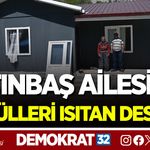 AKSU YAKA KÖYÜ’NDEKİ ALTINBAŞ AİLESİNE GÖNÜLLERİ ISITAN DESTEK
