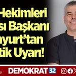 Diş Hekimleri Odası Başkanı Şenyurt’tan Kritik Uyarı:  “Mesleki Değersizleşme ve İstihdam Çöküşü Kapıda”