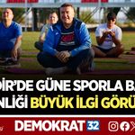 EĞİRDİR’DE GÜNE SPORLA BAŞLA ETKİNLİĞİ BÜYÜK İLGİ GÖRÜYOR