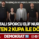 ISPARTALI SPORCU ELİF NUR MERT PİSTTEN 2 KUPA İLE DÖNDÜ