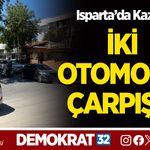İKİ OTOMOBİL ÇARPIŞTI