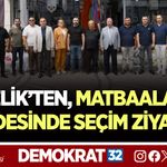 METİN ÇELİK’TEN MATBAALAR CADDESİNDE SEÇİM ZİYARETİ
