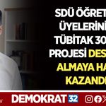 SDÜ ÖĞRETİM ÜYELERİNİN TÜBİTAK 3005 PROJESİ DESTEK ALMAYA HAK KAZANDI