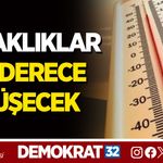 SICAKLIKLAR 10 DERECE DÜŞECEK