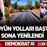 2 KÖYÜN YOLLARI BAŞTAN SONA YENİLENDİ