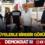 ÇELİK, ÜYELERLE BİREBİR GÖRÜŞÜYOR