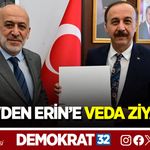 KARAMAN’A ATANAN MÜFTÜ BİÇER'DEN VALİ ERİN’E VEDA ZİYARETİ