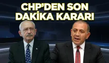 CHP'den Son Dakika Kararı