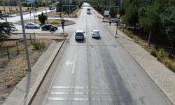 Burdur'da dronlu trafik denetimi