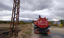 Bucak'ta arazi yangını