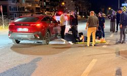 Gazipaşa'da otomobil ile motosiklet çarpıştı: 1 yaralı