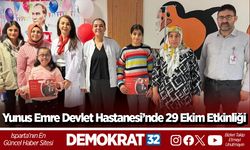 Yunus Emre Devlet Hastanesi’nde 29 Ekim Etkinliği