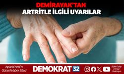 Demirayak’tan Artritle İlgili Uyarılar