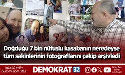 Doğduğu 7 bin nüfuslu kasabanın neredeyse tüm sakinlerinin fotoğraflarını çekip arşivledi