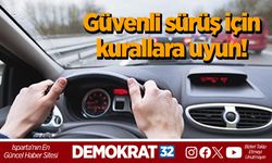 İl Emniyet Müdürlüğü uyardı: Güvenli sürüş için kurallara uyun!