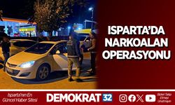 Isparta’da narkoalan operasyonu