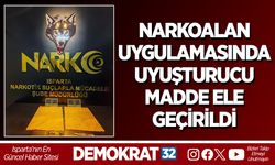 Isparta’da Narkoalan Uygulamasında Uyuşturucu Madde Ele Geçirildi