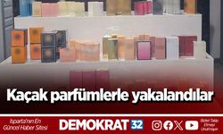 Kaçak parfümlerle yakalandılar