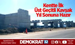 Kentte İlk Üst Geçitli Kavşak Yıl Sonuna Hazır