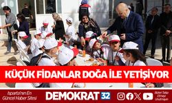 Küçük fidanlar doğa ile yetişiyor