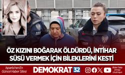 Öz Kızını Boğarak Öldürdü, İntihar Süsü Vermek İçin Bileklerini Kesti