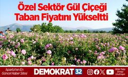 Özel Sektör Gül Çiçeği Taban Fiyatını Yükseltti