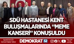 SDÜ Hastanesi Kent Buluşmalarında “Meme Kanseri” Konuşuldu