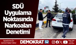 SDÜ Uygulama Noktasında Narkoalan Denetimi