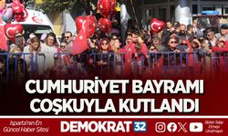 CUMHURİYET BAYRAMI COŞKUYLA KUTLANDI