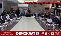 Isparta’da Su Kurulu Toplandı