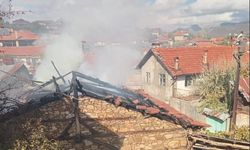 Eğirdir ilçesinde ahır yangını