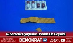 42 Sentetik Uyuşturucu Madde Ele Geçirildi