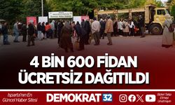 4 Bin 600 Fidan Ücretsiz Dağıtıldı