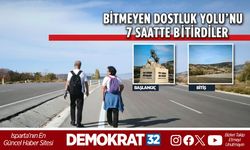 “Bitmeyen Dostluk Yolu’nu 7 Saatte Bitirdiler''