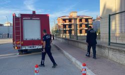 Okulda yangın alarmı paniğe sebep oldu