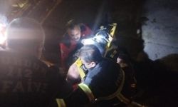 Dengesini kaybedip kanala düştü, itfaiye ekipleri kurtardı