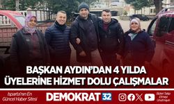 Başkan Aydın’dan 4 Yılda Üyelerine Hizmet Dolu Çalışmalar
