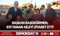 Başkan Başdeğirmen, Evi Yanan Aileyi Ziyaret Etti